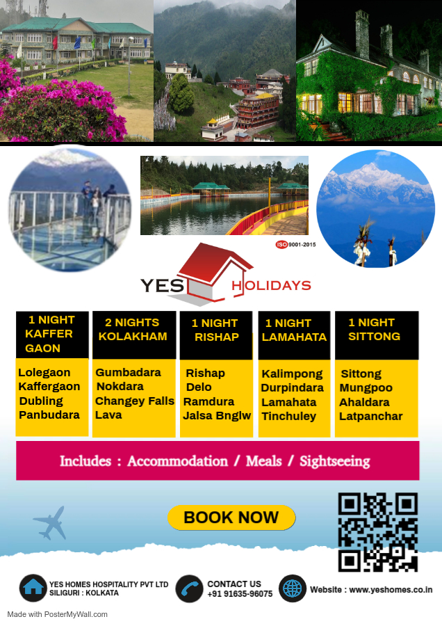 6 Nights / 7 Days Hills starting @ 10500/- pp